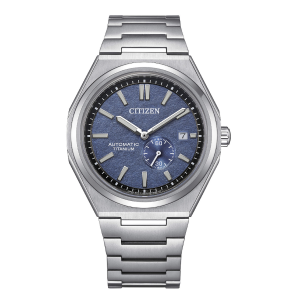 Citizen Automatic Watch Super Titanium Blue Dial Small Seconds