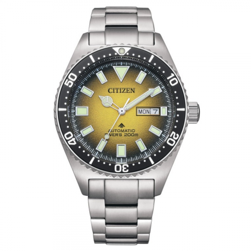 Citizen Watch New Promaster Marine Automatic Diver Yellow 41mm NY0120 52X Wondersmall