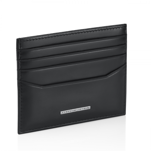Porsche Design Classic Credit Card Case 8cc Black Leather
